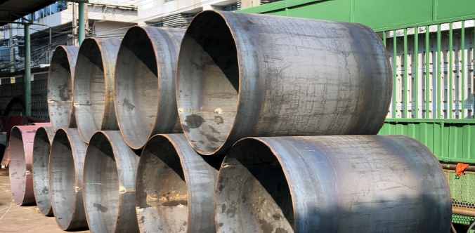 steel welding and assembly services for industrial pipes 